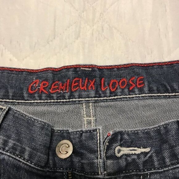 Cremieux‎ distressed loose blue jeans 34X28 - Picture 6 of 9